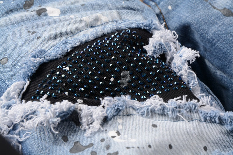 DARK BLUE STRASS